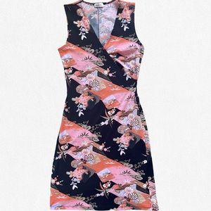 Y2k Asian inspired floral dress